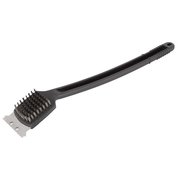 Omaha Grill Brush, 218 in L Brush, 2 in W Brush, Stainless Steel Bristle, Stainless Steel Bristle JJ18600